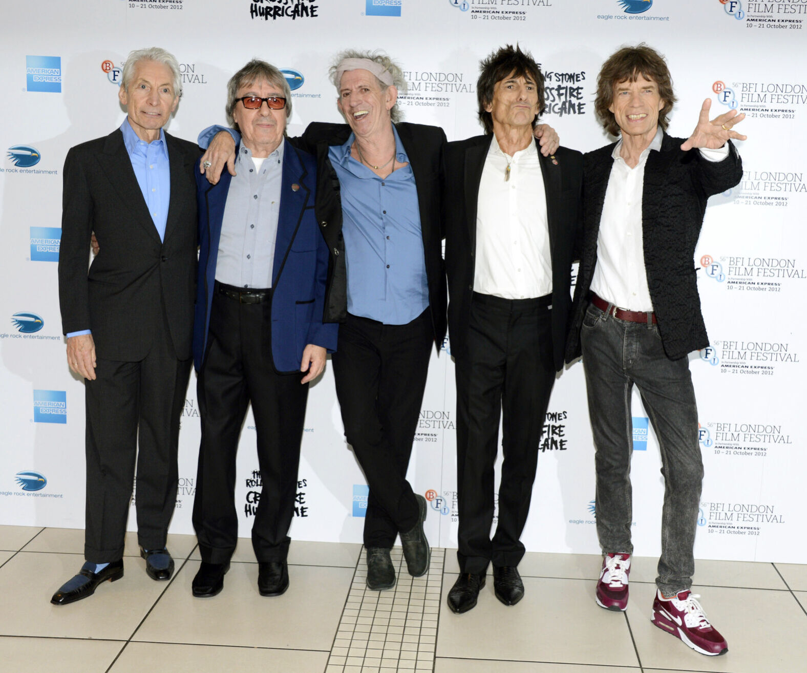 Charlie Watts, Bill Wyman, Keith Richards, Ronnie Wood, Mick Jagger